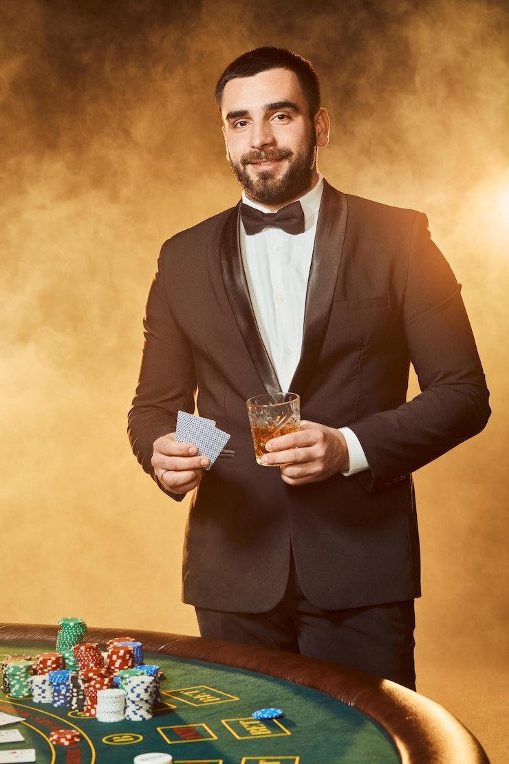Permainan baccarat dengan interface kontrol pemain